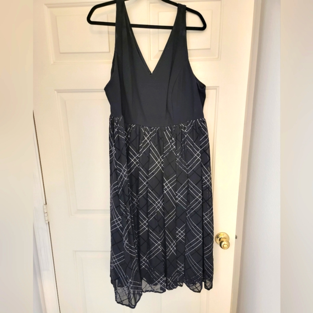Black and Silver Formal Dress
